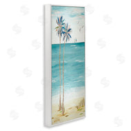 Jennifer Peck | Palms and Distant Boats