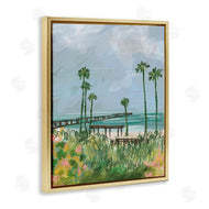 Jan Weiss | Palm Trees Dock Scene