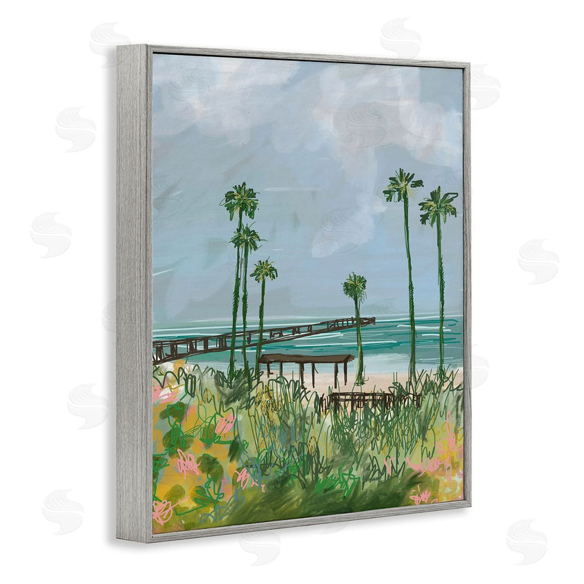 Jan Weiss | Palm Trees Dock Scene