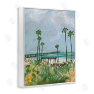 Jan Weiss | Palm Trees Dock Scene