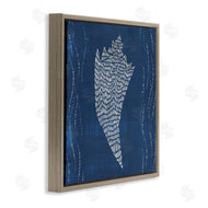 Jetty Home, LLC | Conch Shell on Blue
