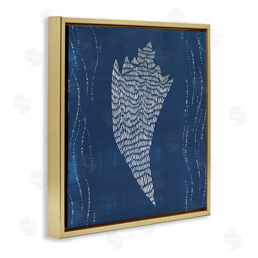 Jetty Home, LLC | Conch Shell on Blue