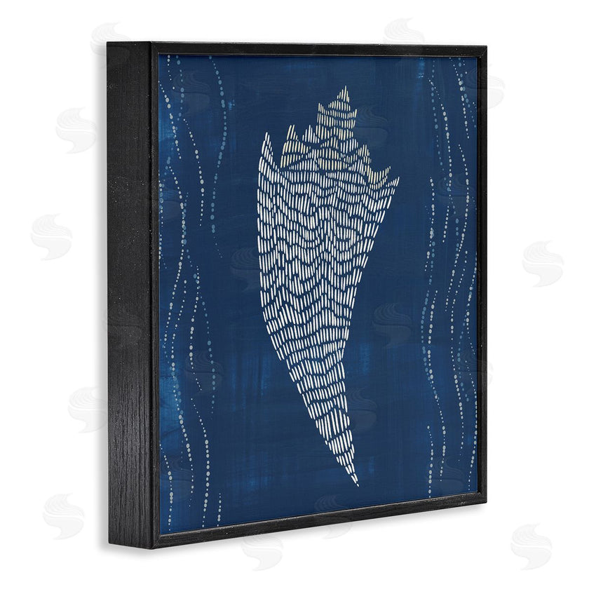 Jetty Home, LLC | Conch Shell on Blue