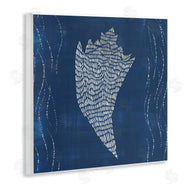 Jetty Home, LLC | Conch Shell on Blue