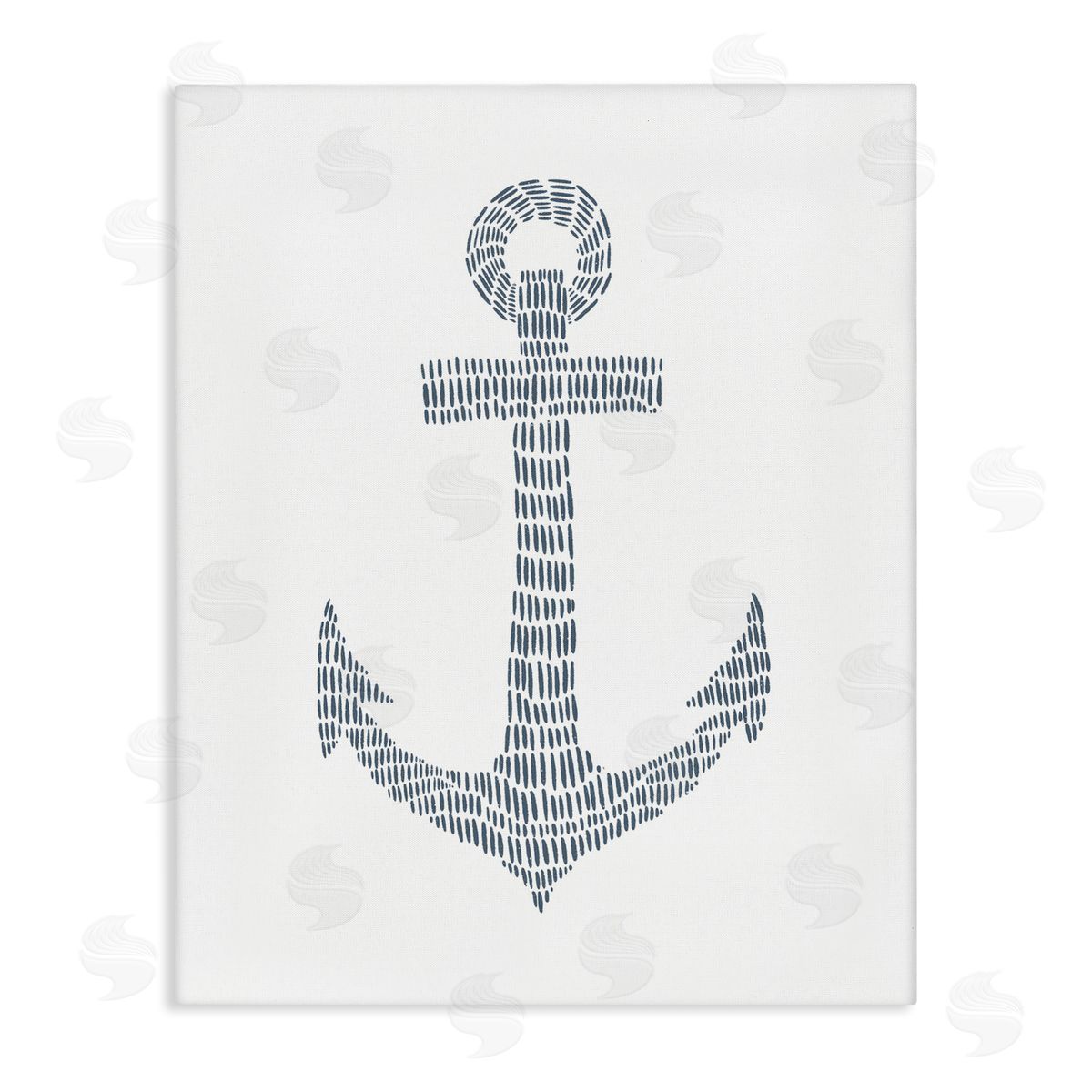Minimal Nautical Anchor Canvas Wall Art, Home Decor by Jetty Home, LLC
