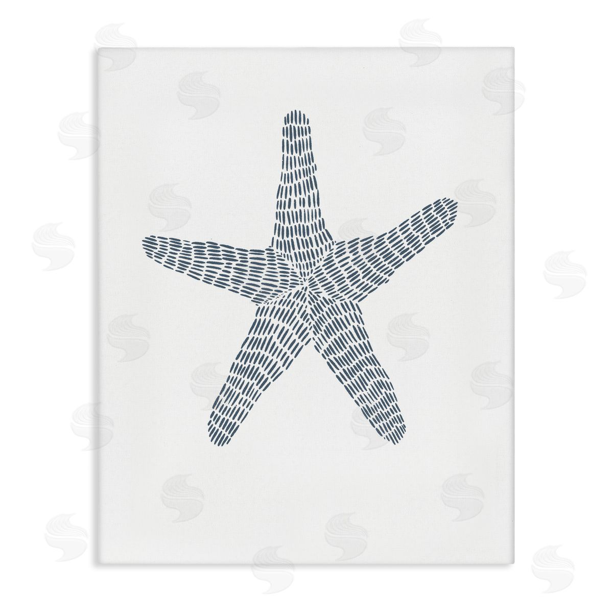 Minimal Starfish on White Canvas Wall Art, Home Decor by Jetty Home, LLC