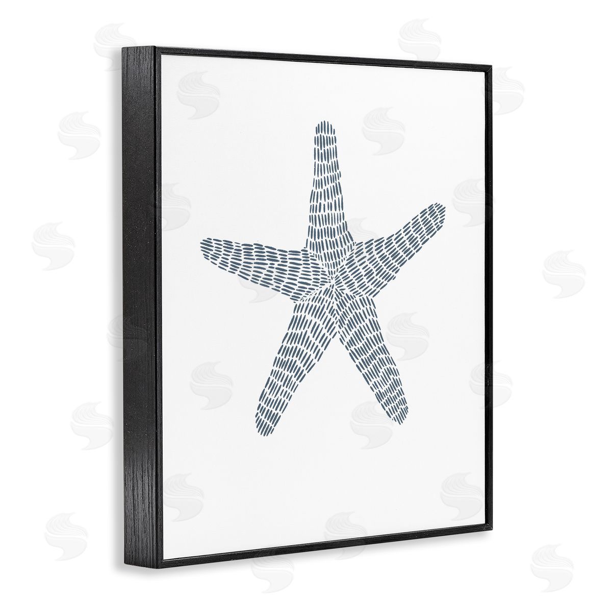 Minimal Starfish on White Black Frame Print Wall Art, Home Decor by Jetty Home, LLC