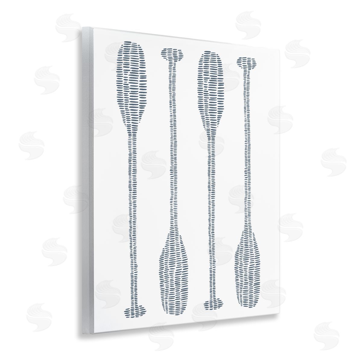 Minimal Boat Oars Wood Plaque Wall Art, Home Decor by Jetty Home, LLC