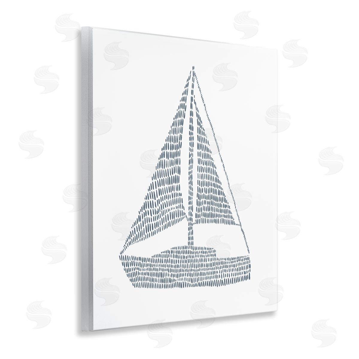Minimal Sail Boat Wood Plaque Wall Art, Home Decor by Jetty Home, LLC