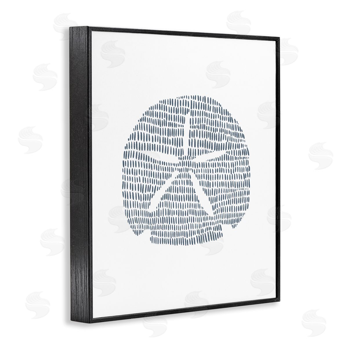 Minimal Sand Dollar Black Frame Print Wall Art, Home Decor by Jetty Home, LLC