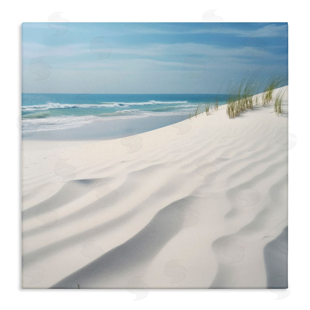 Seabreeze Windy Dunes Canvas Wall Art, Home Decor by Lazar Studio