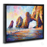 Leon Devenice | Couple Strolling Beach Arch