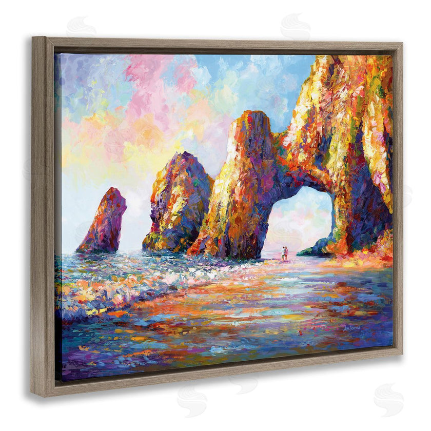 Leon Devenice | Couple Strolling Beach Arch