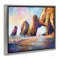Leon Devenice | Couple Strolling Beach Arch
