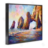 Leon Devenice | Couple Strolling Beach Arch