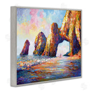 Leon Devenice | Couple Strolling Beach Arch