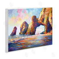 Leon Devenice | Couple Strolling Beach Arch