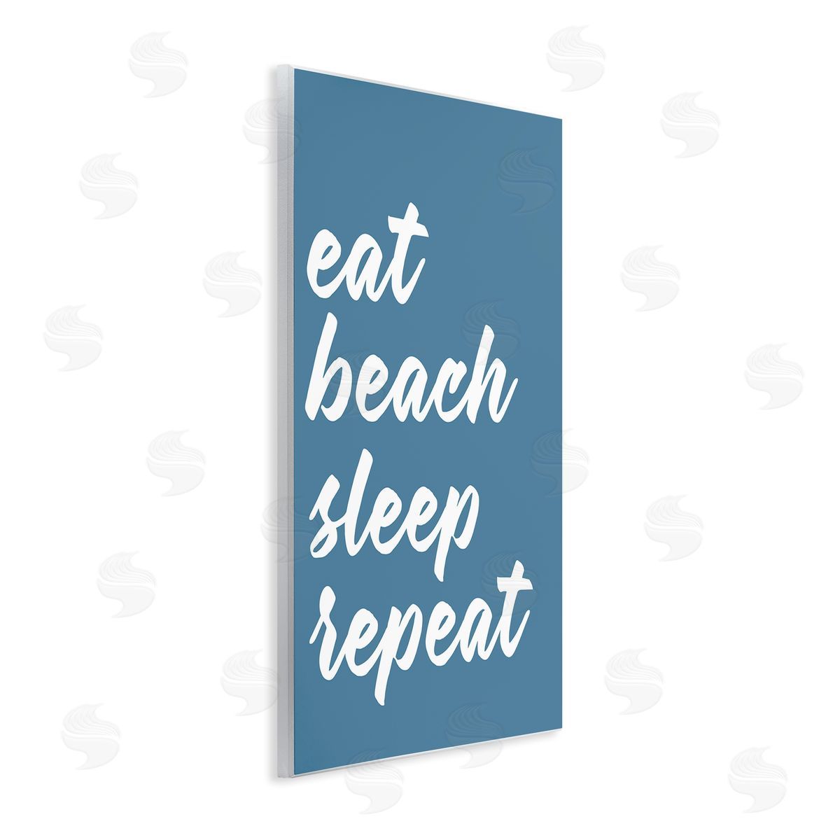 Beach Repeat List Wood Plaque Wall Art, Home Decor by Lettered and Lined