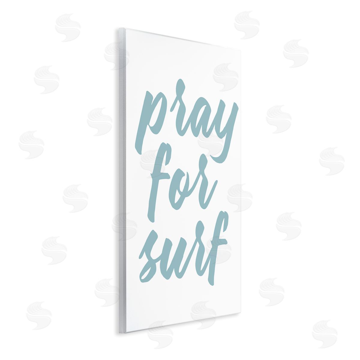 Pray For Surf Wood Plaque Wall Art, Home Decor by Lettered and Lined
