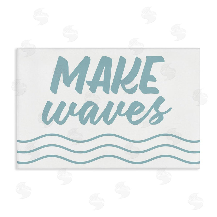 Lettered and Lined | Make Waves on White