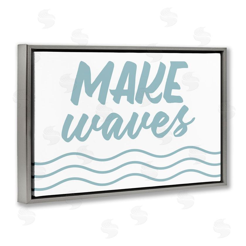 Lettered and Lined | Make Waves on White