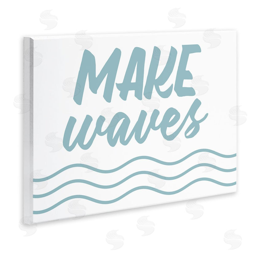 Lettered and Lined | Make Waves on White