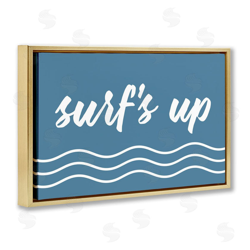 Lettered and Lined | Blue Surf's Up