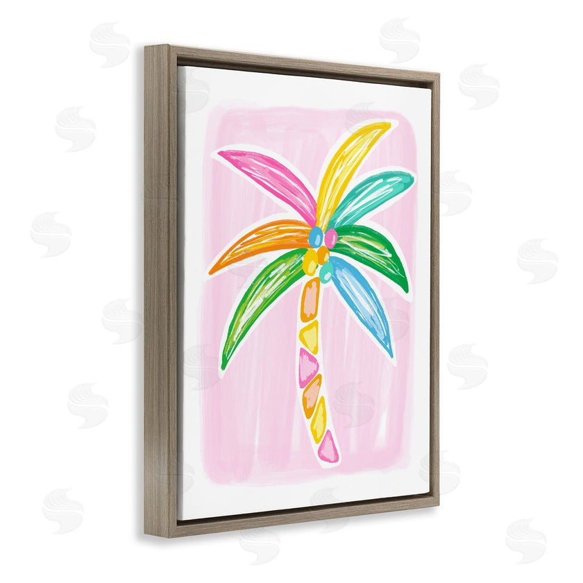 Lisa Nohren | Pastel Palm on Pink