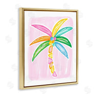 Lisa Nohren | Pastel Palm on Pink