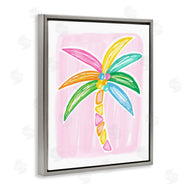 Lisa Nohren | Pastel Palm on Pink