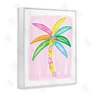 Lisa Nohren | Pastel Palm on Pink