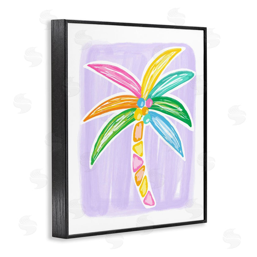 Lisa Nohren | Pastel Palm on Purple