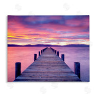Dennis Frates | Purple Sunset Dock