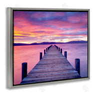 Dennis Frates | Purple Sunset Dock