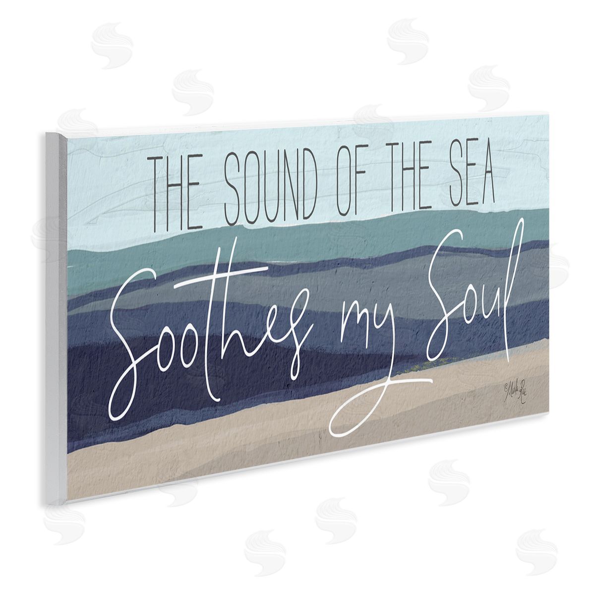 Sound Of The Sea Wood Plaque Wall Art, Home Decor by Marla Rae