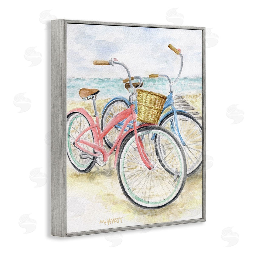 Melissa Hyatt | Beach Bikes Parked