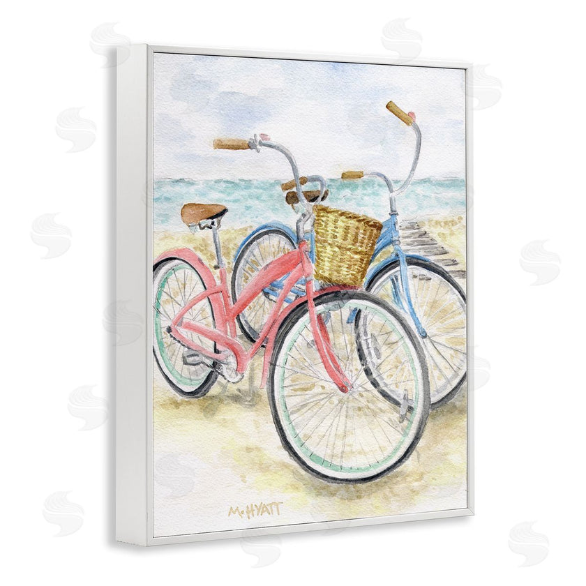 Melissa Hyatt | Beach Bikes Parked