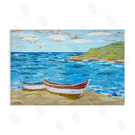 Jennifer Peck | Mykonos Docked Boat
