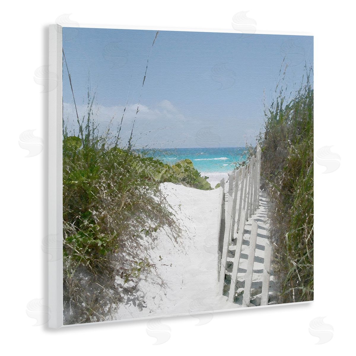 To The Sea Landscape Wood Plaque Wall Art, Home Decor by Noah Bay