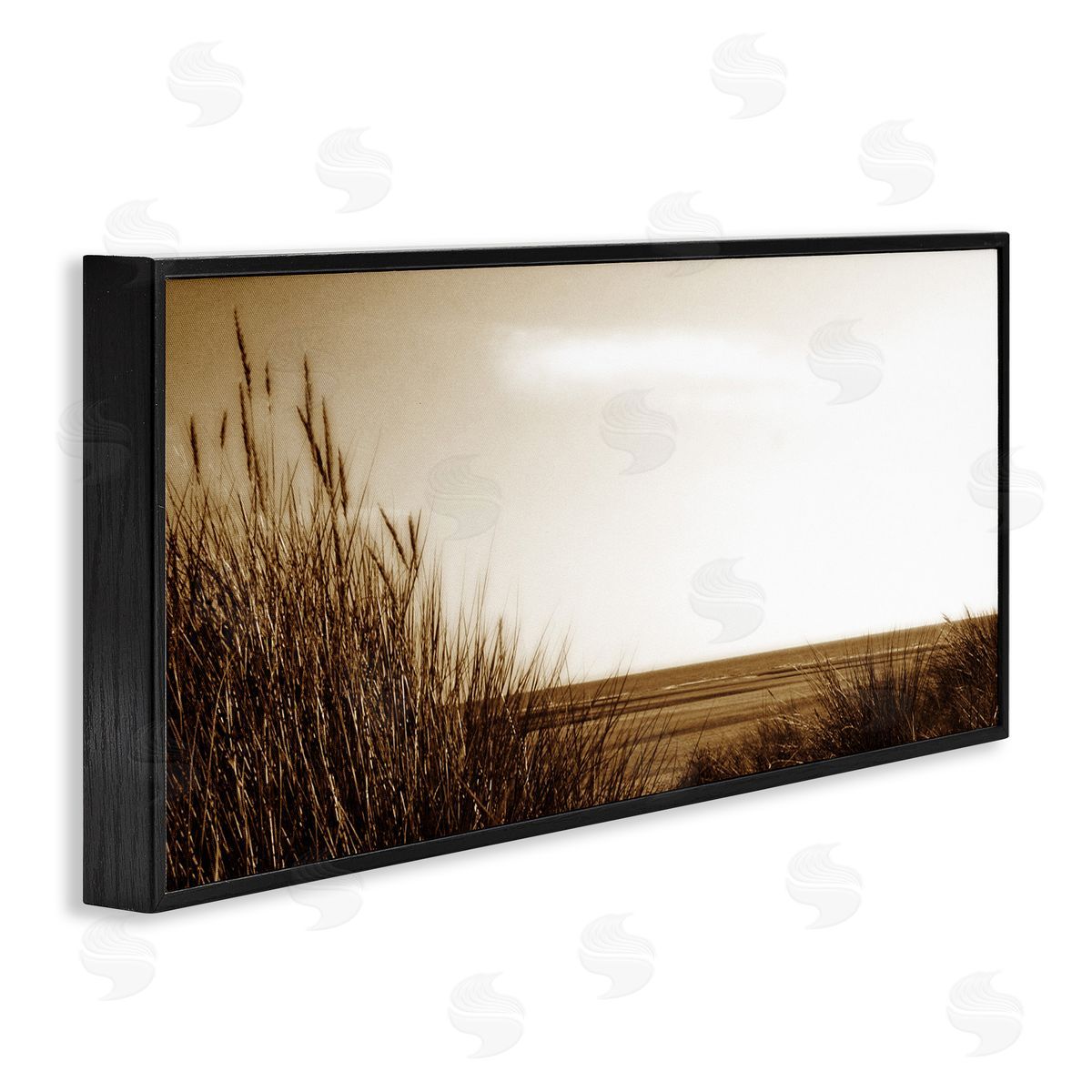 Long View Horizon Black Frame Print Wall Art, Home Decor by Noah Bay