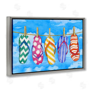 Paul Brent | Flip Flops on Clothesline