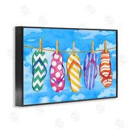 Paul Brent | Flip Flops on Clothesline
