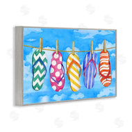Paul Brent | Flip Flops on Clothesline