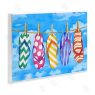 Paul Brent | Flip Flops on Clothesline