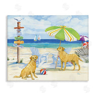 Paul Brent | Retriever Dogs at Beach