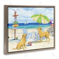 Paul Brent | Retriever Dogs at Beach