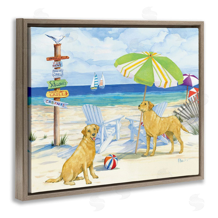 Paul Brent | Retriever Dogs at Beach
