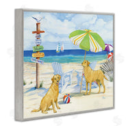 Paul Brent | Retriever Dogs at Beach