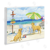 Paul Brent | Retriever Dogs at Beach