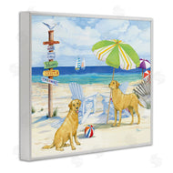 Paul Brent | Retriever Dogs at Beach
